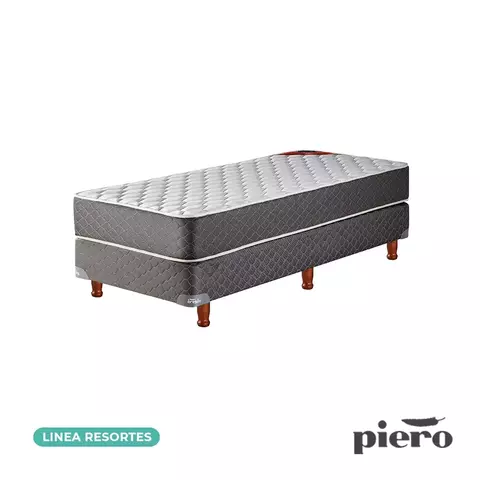 Conjunto Spring Piero 1 Plaza 190x80x26 (Sommier Piero) - comprar online