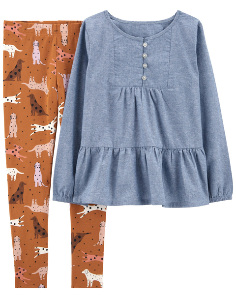 Conjunto de camiseta y legging CARTERS