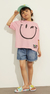 Remera SmileWorld rosa - Jazcinta kids