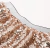 Pollera lentejuelas dorada - comprar online