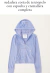 Campera celeste terciopelo Abercrombie Kids