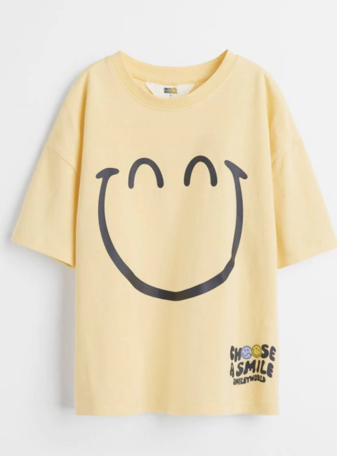 Remera Smileword amarilla