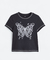 Remera mariposa gris