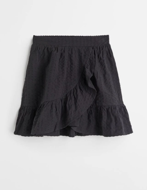 Pollera negra c/ volados