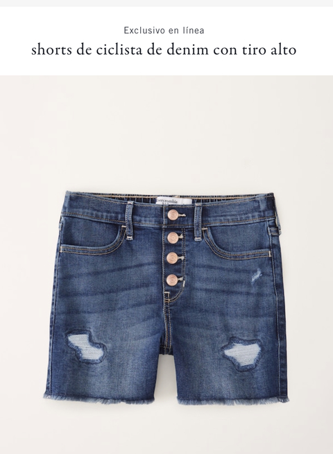 Short jean Abercrombie kids