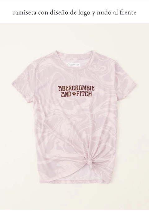 Remera estampada Abercrombie kids