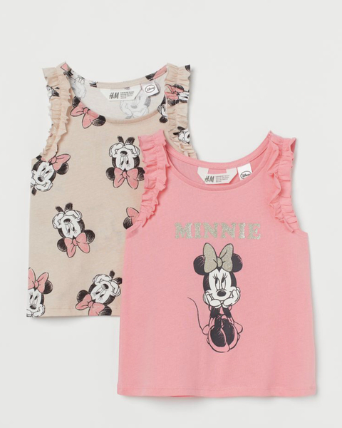 Remera musculosa Disney (Rosa)