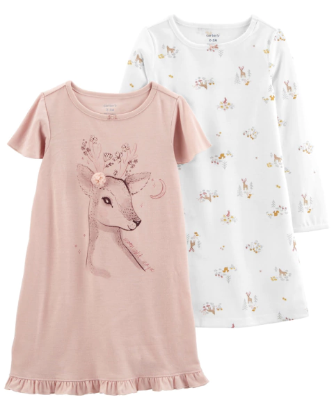 Camisón blanco estampado CARTER’S