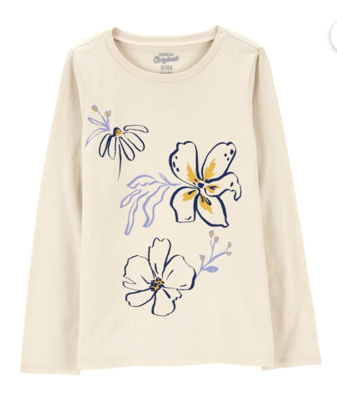 Camiseta flor CARTERS
