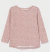 Camiseta mangas largas rosa floreada (HyM)