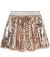 Pollera lentejuelas dorada