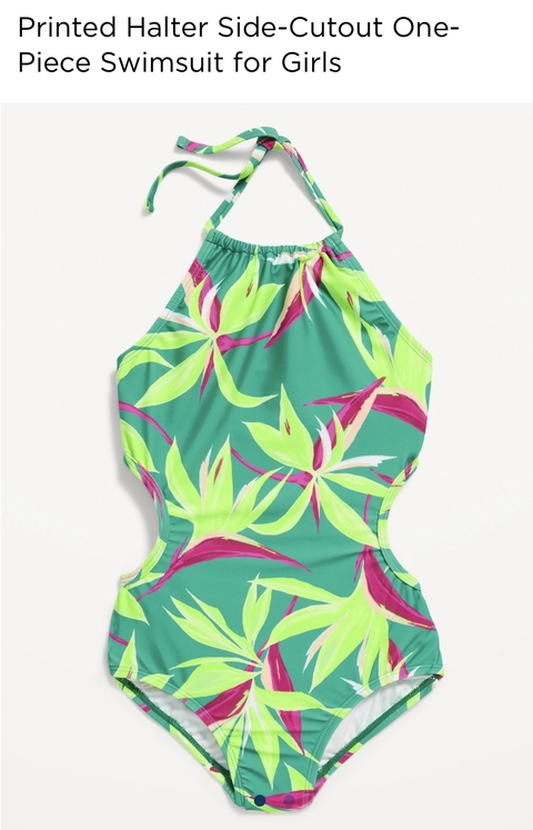 Malla enteriza c/recorte Old Navy
