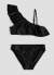 Bikini negra c/volados