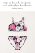 Bikini floreado Abercrombie kids