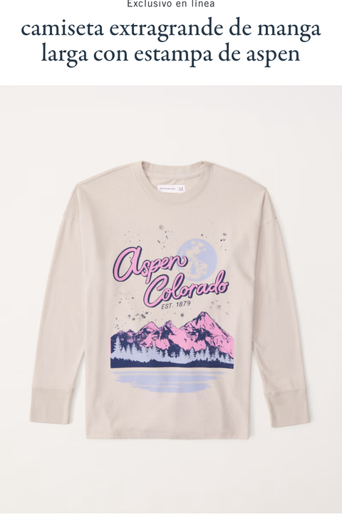 Camiseta Abercrombie Aspen colorado