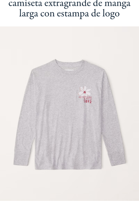 Camiseta Abercrombie flor