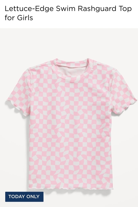 Remera rashguard con protección UV rosa - comprar online