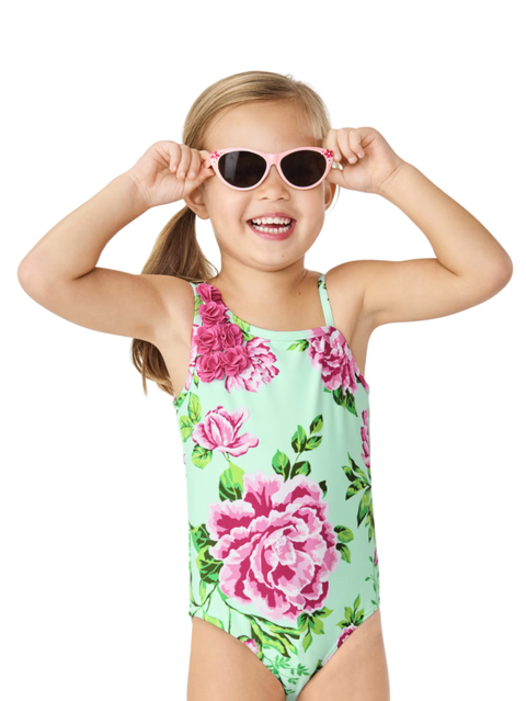 Malla floreada verde Gymboree
