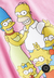 Remera rosa Simpson HyM - comprar online