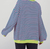 Buzo oversized rayado verde/rosa - comprar online