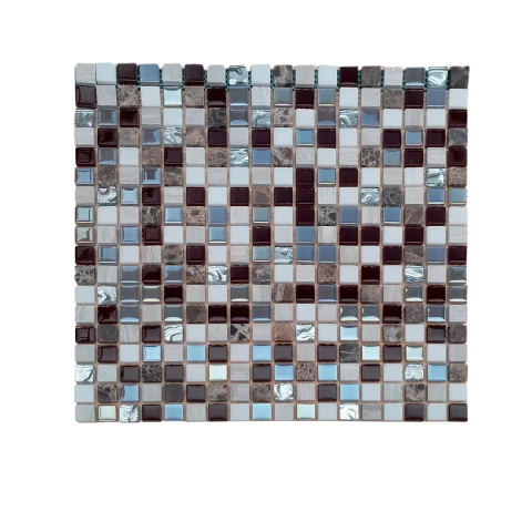 Revestimiento Malla Mix Vítreo Mármol Dubai 4 Plancha 30x30 - comprar online