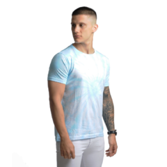 Remera batik celeste - comprar online