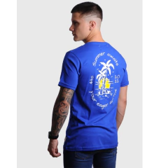 Remera palm blue