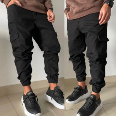 JEANS JOGGER 914 CARGO BLACK