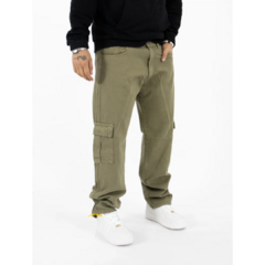 428 JEAN MOM CARGO OLIVES - import nl