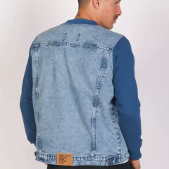 Campera jean con mangas - comprar online