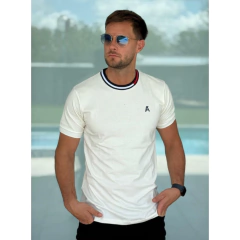 Remera tommy crem - comprar online