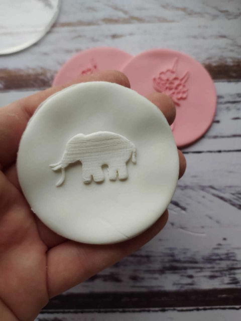 Stamp Relieve Elefante Safari