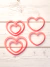 Set Corazones D10