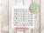 Stencil Hojas Tropicales D2