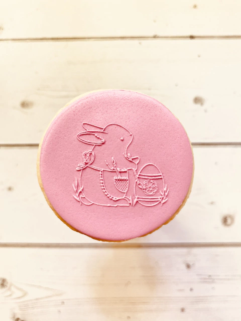 Stamp Relieve Conejita Pascua A679