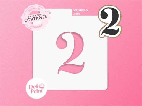 Stencil Numero 2 D495