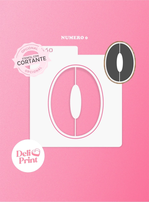 Stencil Numero 0 D560
