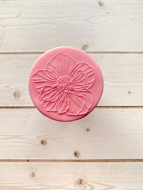 Stamp Relieve Flor A563