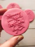 Stamp Relieve Ratoncito Navidad A464