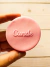 Stamp Relieve PERSONALIZADO NOMBRE/FRASE CORTA
