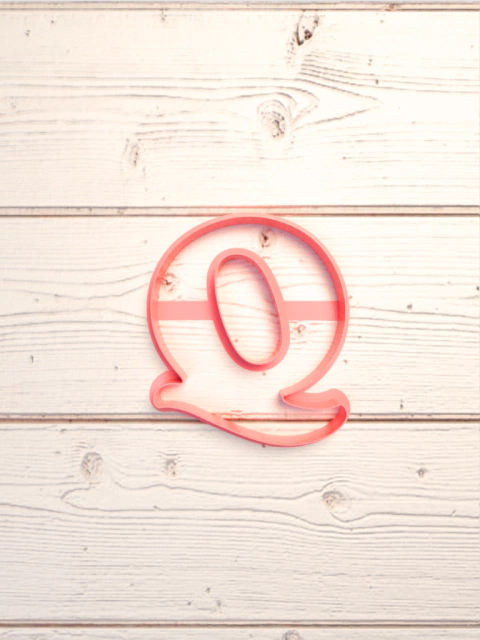 Letra Q Clásica Mayúscula