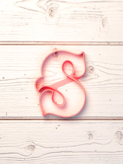 Letra S Vintage 10cm - comprar online