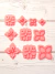 Set Sellitos Flor Mosaico D1 - DeliPrint - Cortantes y Stencils 