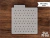Stencil SMALL Dots on internet