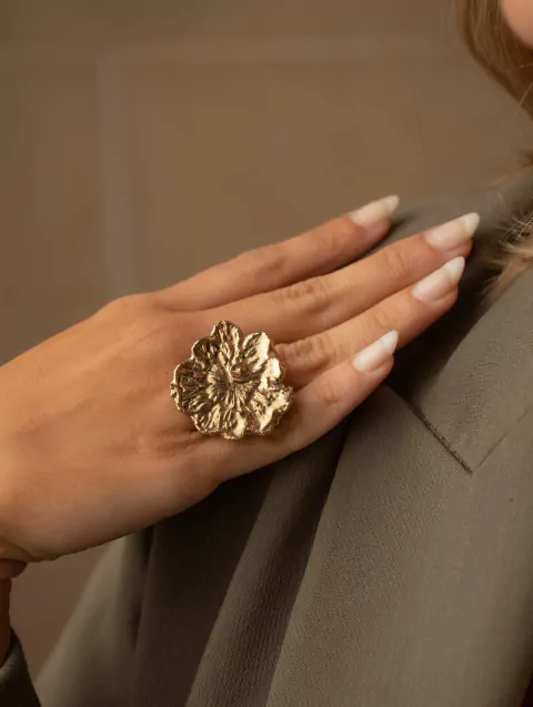 ANILLO LATIDO · ALPACA Y BRONCE