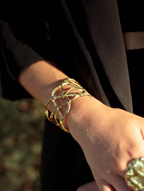 REDES CUFF · ALPACA AND BRONZE - buy online