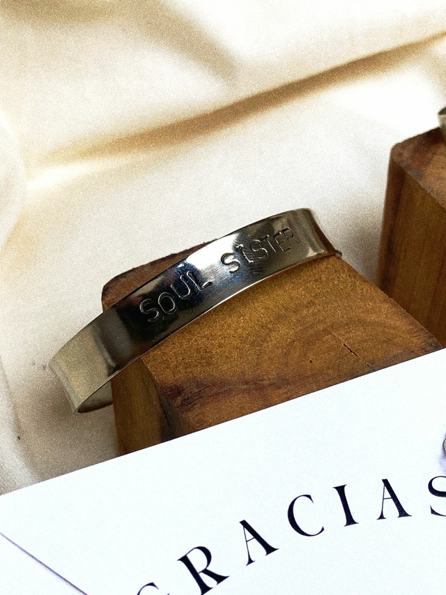 Pulsera Personalizada · Alpaca Y Bronce thumbnail 2