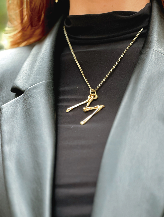 Collar Personalizado · Bronce Y Alpaca thumbnail 2
