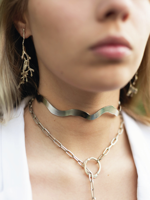 Chocker Ondas · Alpaca Y Bronce thumbnail 2