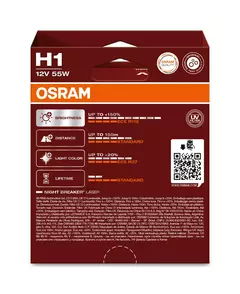 Lâmpada H1 Osram Night Breaker Laser - Embalagem 100% Ecológica - Osram